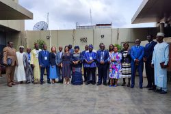 Attendees and IDI facilitators at BUSS workshop in Cameroon